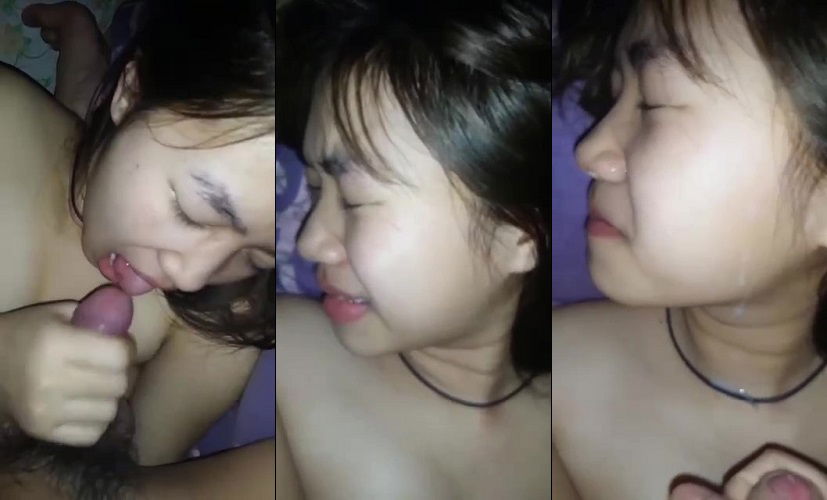Clip: Em ngại lắm không bú cu đâu mà anh còn cố tình xuất tinh lên mặt em - Clip Hot Việt